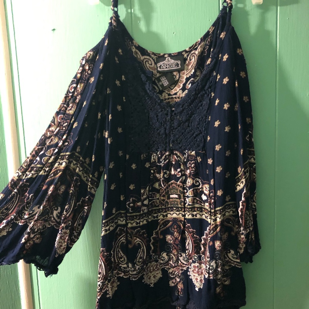 Strapped off the shoulder shirt